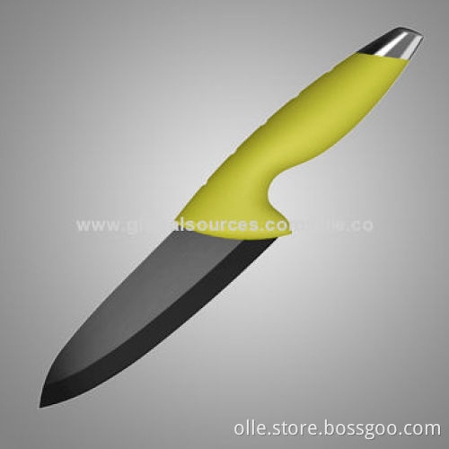 6" -inch Chongqing OLLE Ceramic Knife with Chrome-plated End Handle